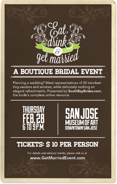 Eat, Drink & Get Married | event campaign