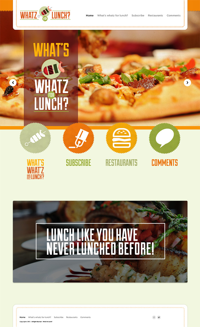 Whatz for Lunch? | brand campaign